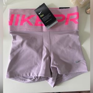 Women’s pink Nike shorts. Size small.